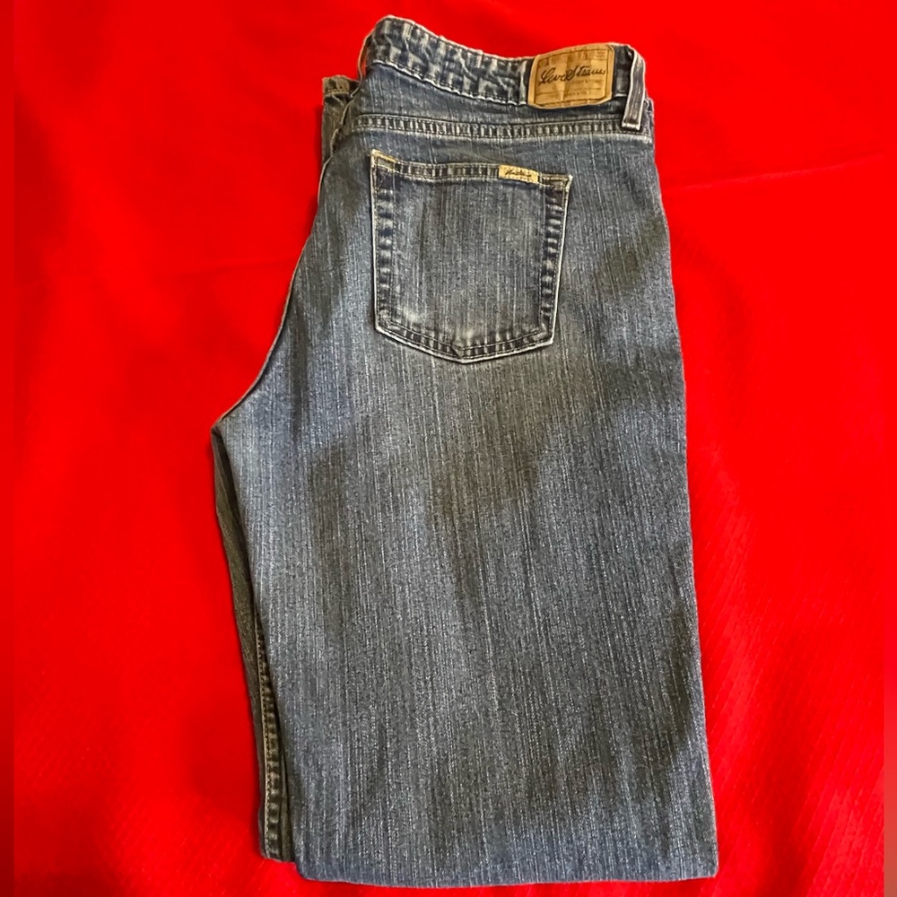 👖 Levi Strauss Signature Jeans. Size 14 LONG. Stretch, Low Rise, Boot Cut. 👖 - Picture 4 of 13